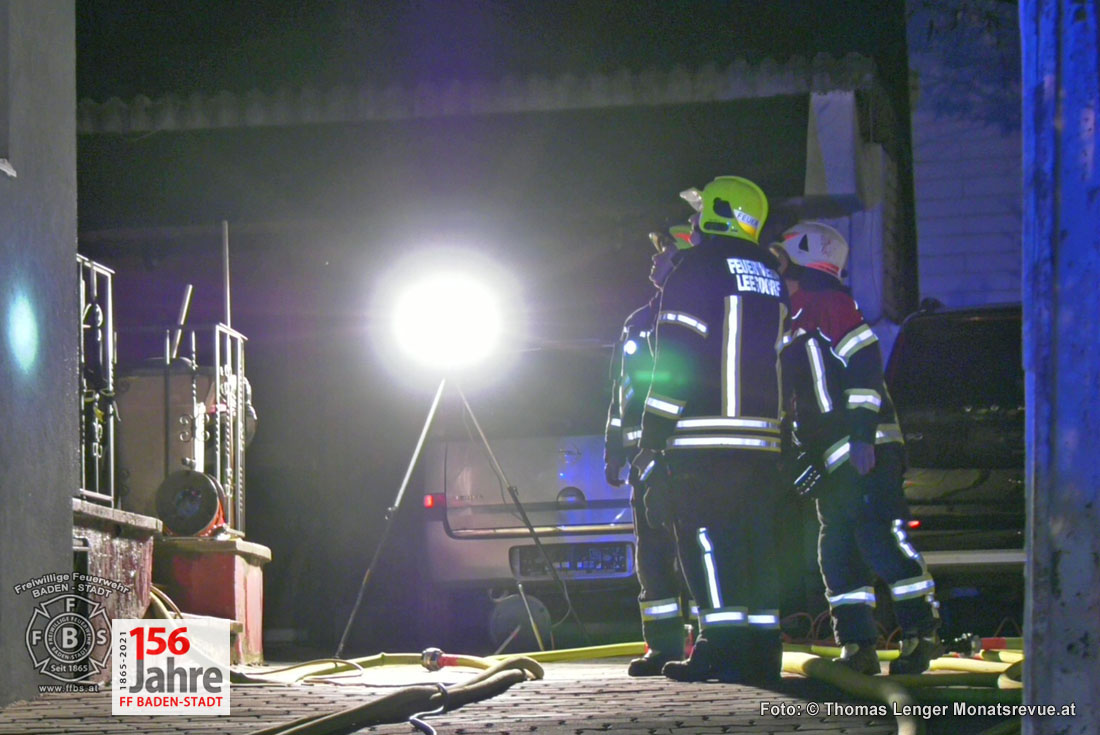 20210519 Küchenbrand in Baden Ortsteil Leesdorf