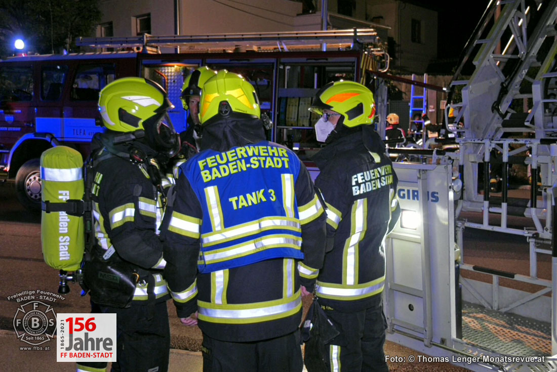 20210519 Küchenbrand in Baden Ortsteil Leesdorf