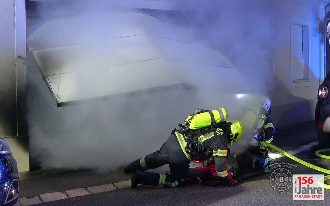 20211010 Garagenbrand in Baden