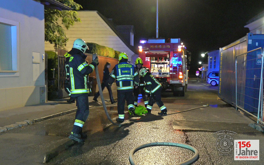 20211010 Garagenbrand in Baden