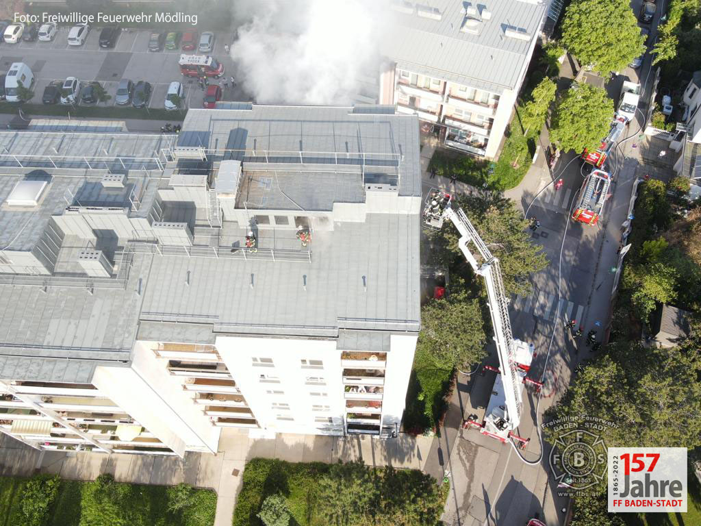 20220515 Brand in Mödlinger Hochhaus