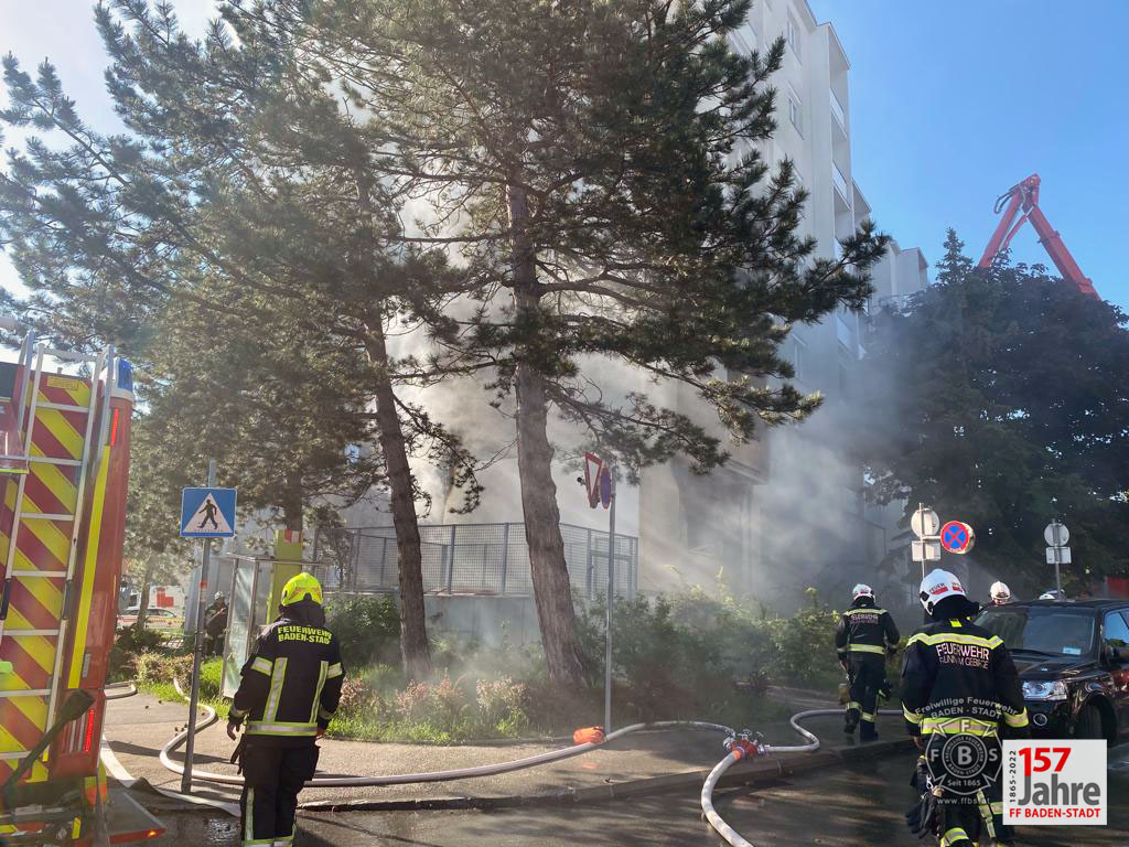 20220515 Brand in Mödlinger Hochhaus