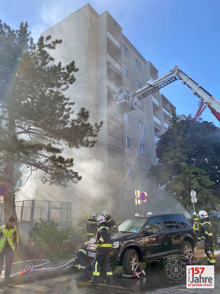 20220515 Brand in Mödlinger Hochhaus