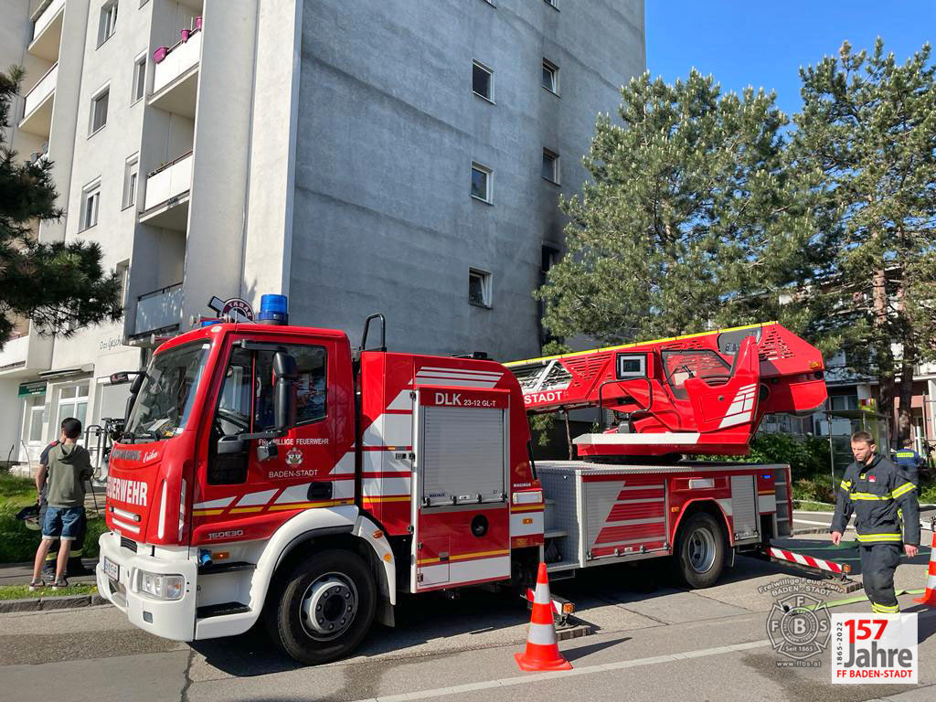 20220515 Brand in Mödlinger Hochhaus