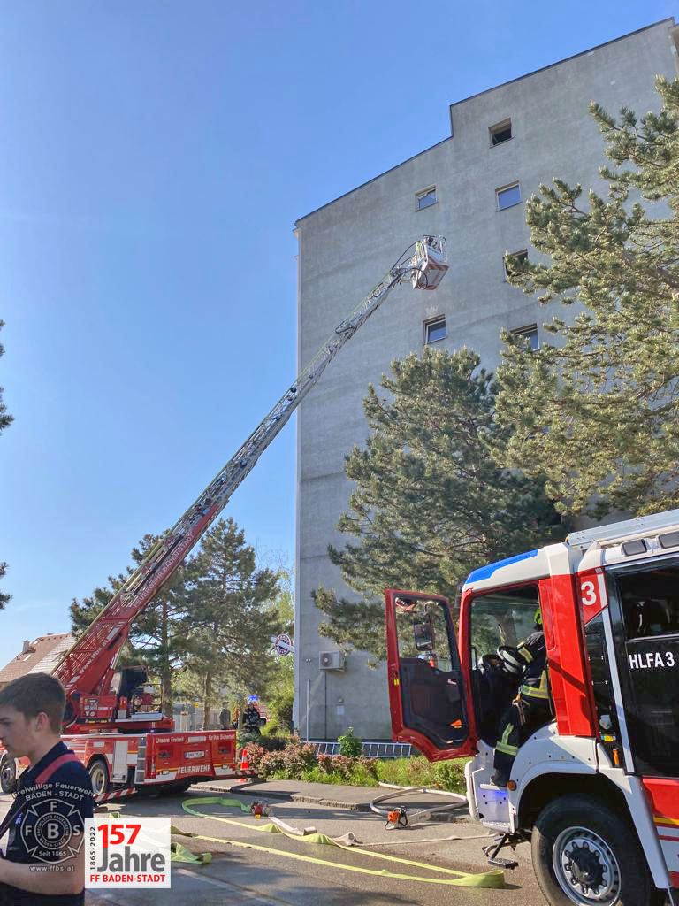 20220515 Brand in Mödlinger Hochhaus