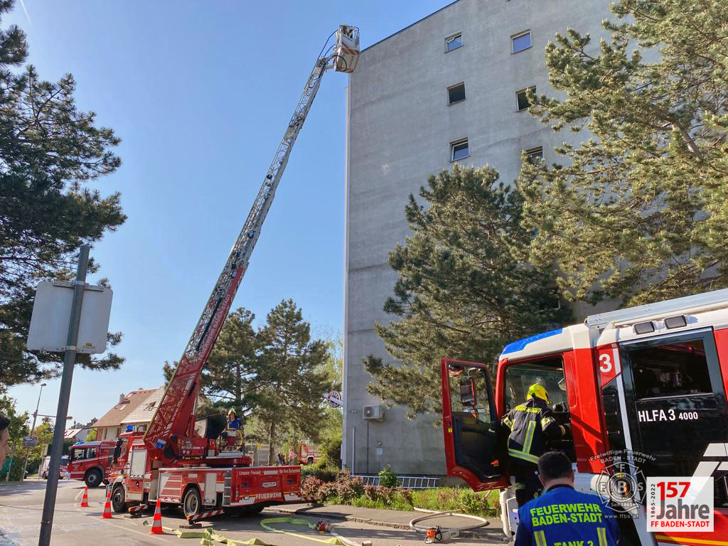 20220515 Brand in Mödlinger Hochhaus