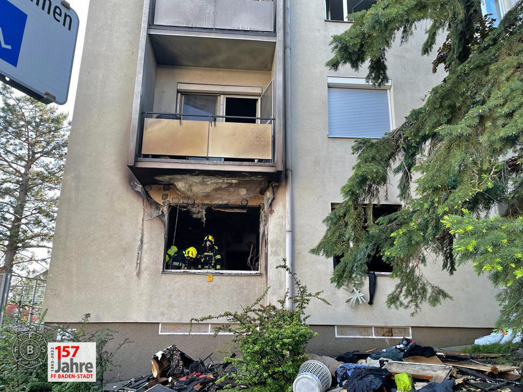 20220515 Brand in Mödlinger Hochhaus