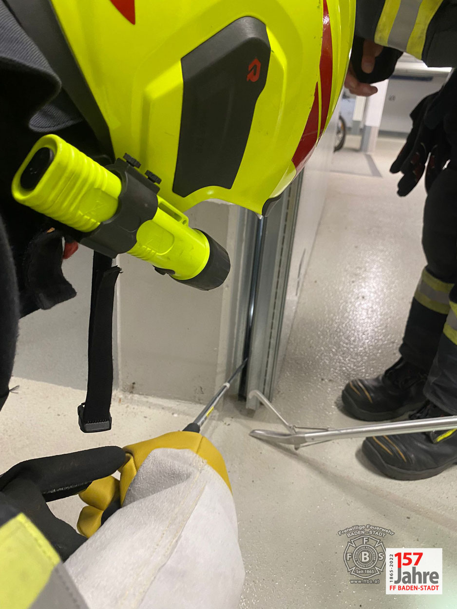 20220522 Tierrettung in Badener Wohnhausanlage - Schlange in Tiefgarage