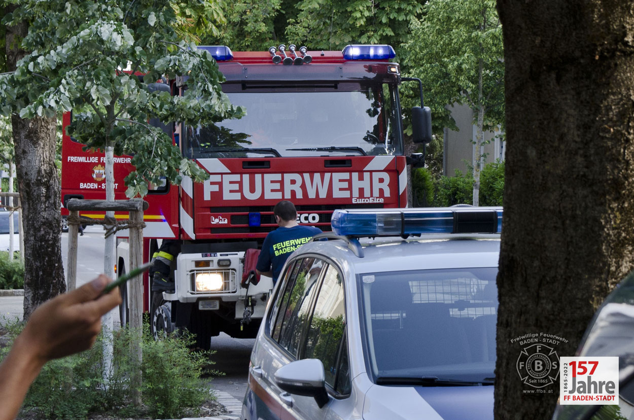20220602 Verkehrsunfall im Badener Stadtgebiet