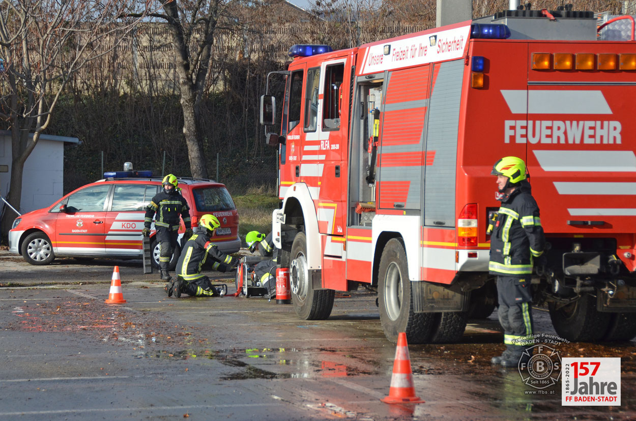 20221211 Ausbildungsprüfung Technischer Einsatz in Baden