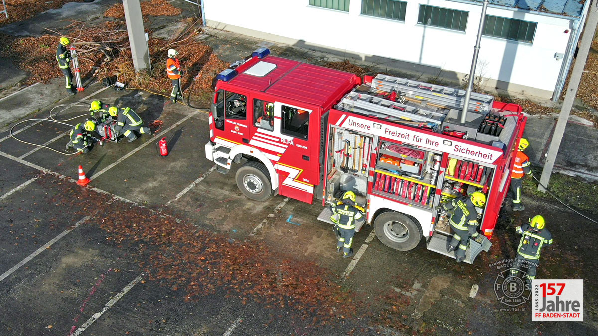 20221211 Ausbildungsprüfung Technischer Einsatz in Baden