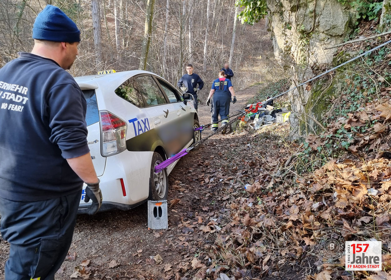 20221224 Fahrzeugbergung Kurpark Baden