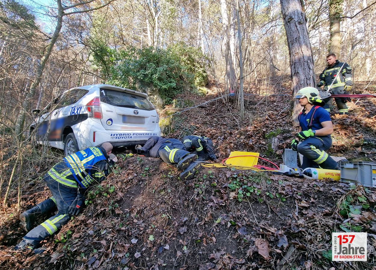 20221224 Fahrzeugbergung Kurpark Baden