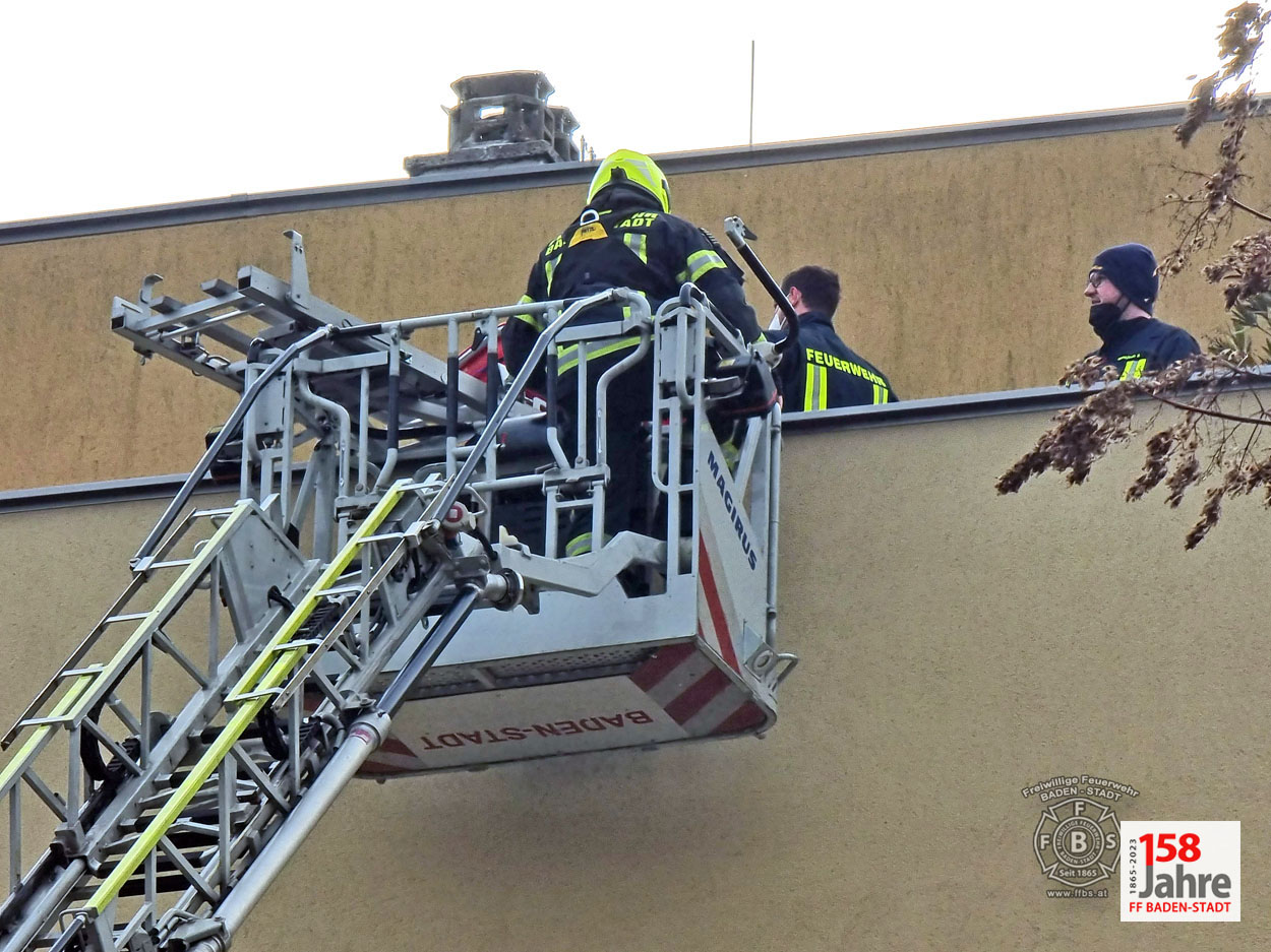 20230131 Unterstützung Rettungsdienst in Baden