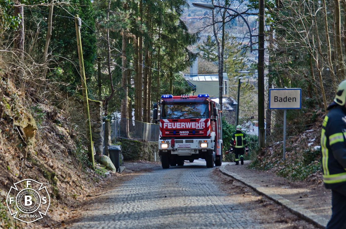 20190113 Strumschaden Zufahrt zum Rudolfshof Baden  Foto: Alexandra Stosch