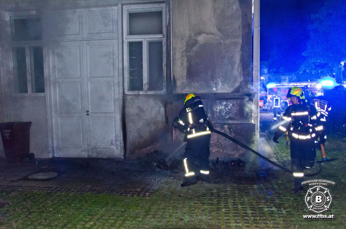20190609 Brand Baden  Foto: Dominik Judt FF Baden-Stadt