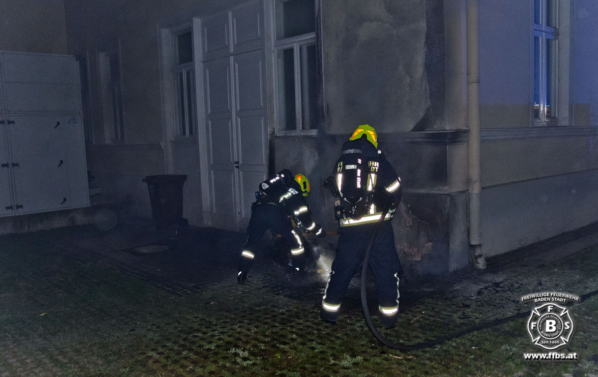 20190609 Brand Baden  Foto: Dominik Judt FF Baden-Stadt