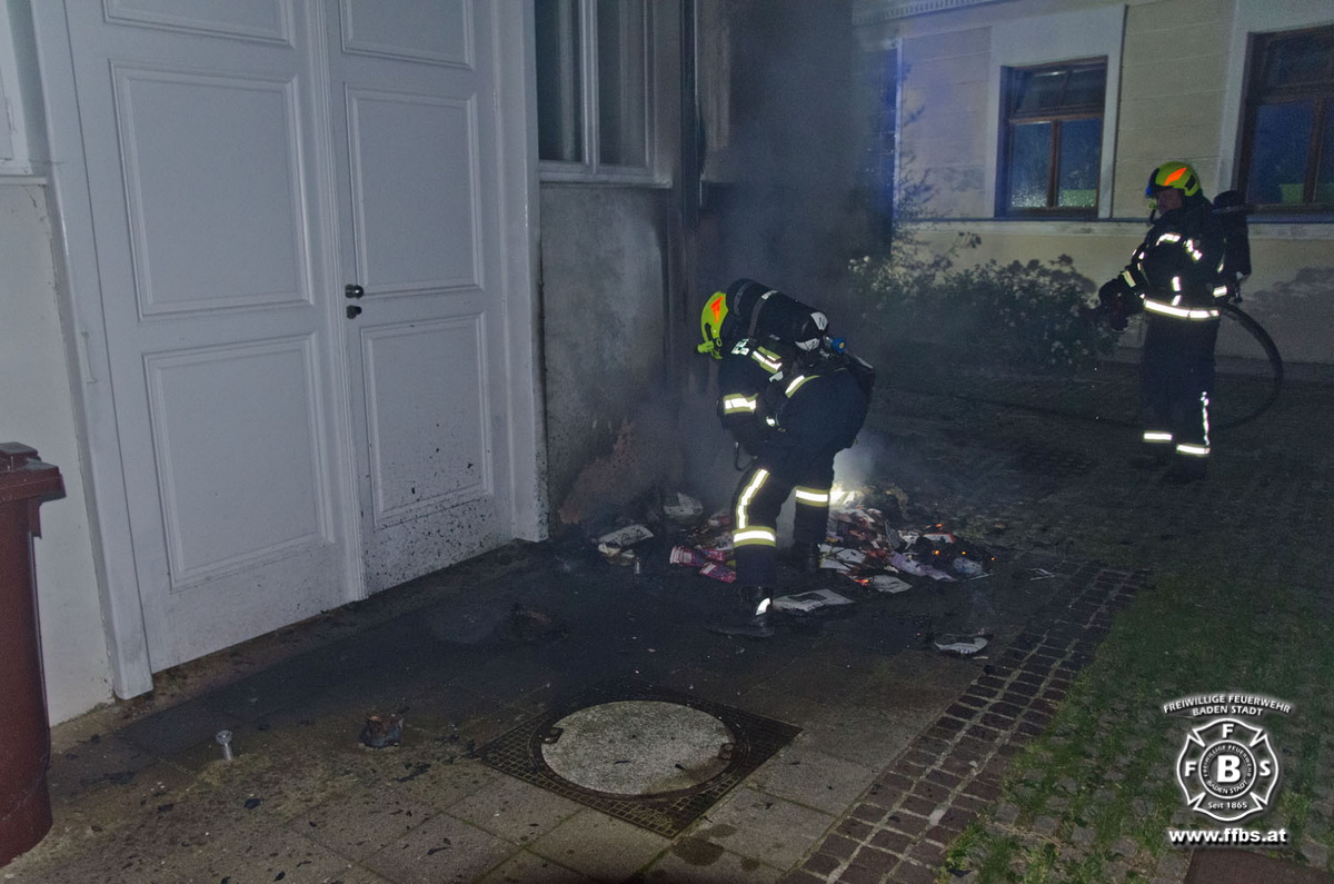 20190609 Brand Baden  Foto: Dominik Judt FF Baden-Stadt