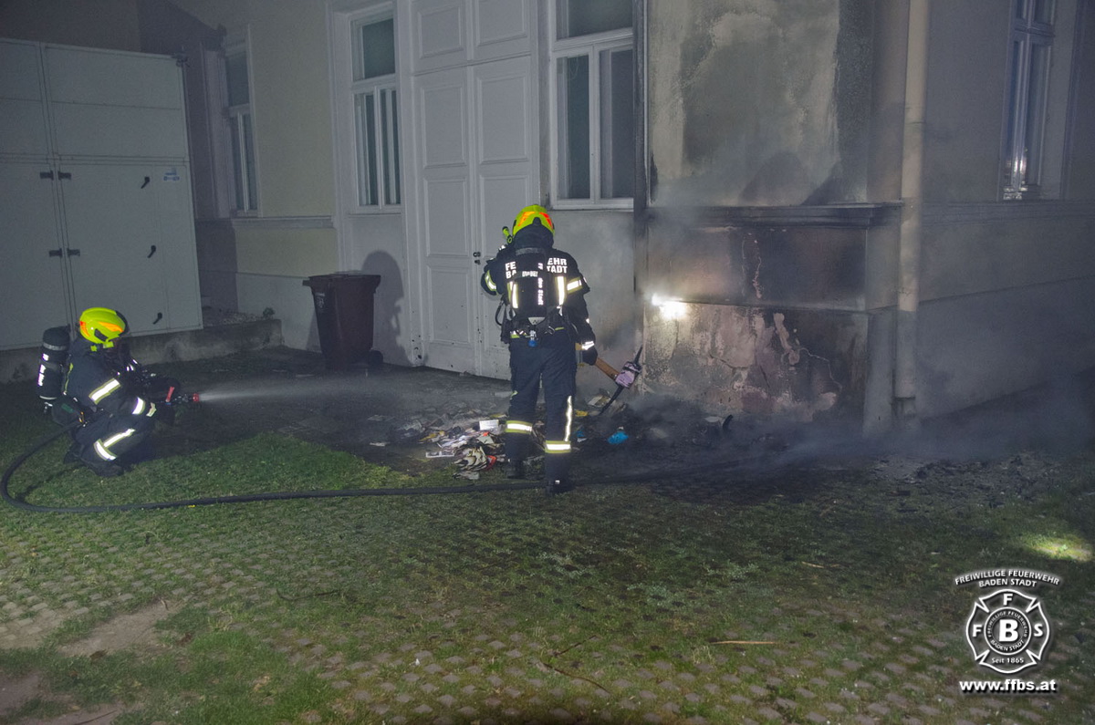 20190609 Brand Baden  Foto: Dominik Judt FF Baden-Stadt