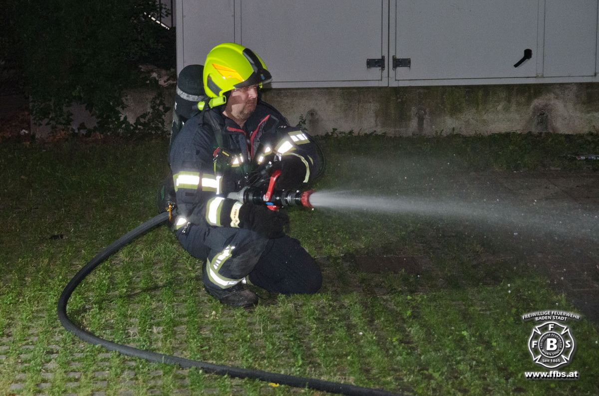 20190609 Brand Baden  Foto: Dominik Judt FF Baden-Stadt