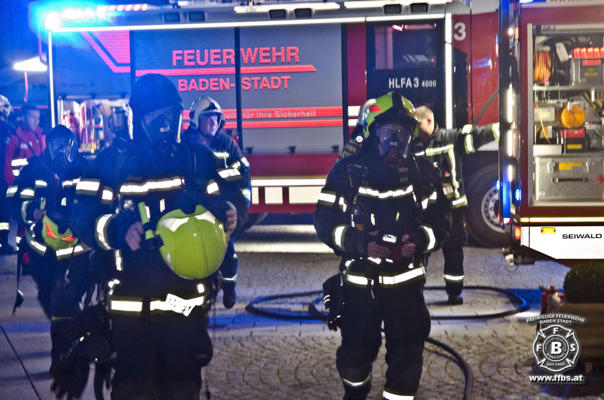 20190609 Brand Baden  Foto: Dominik Judt FF Baden-Stadt