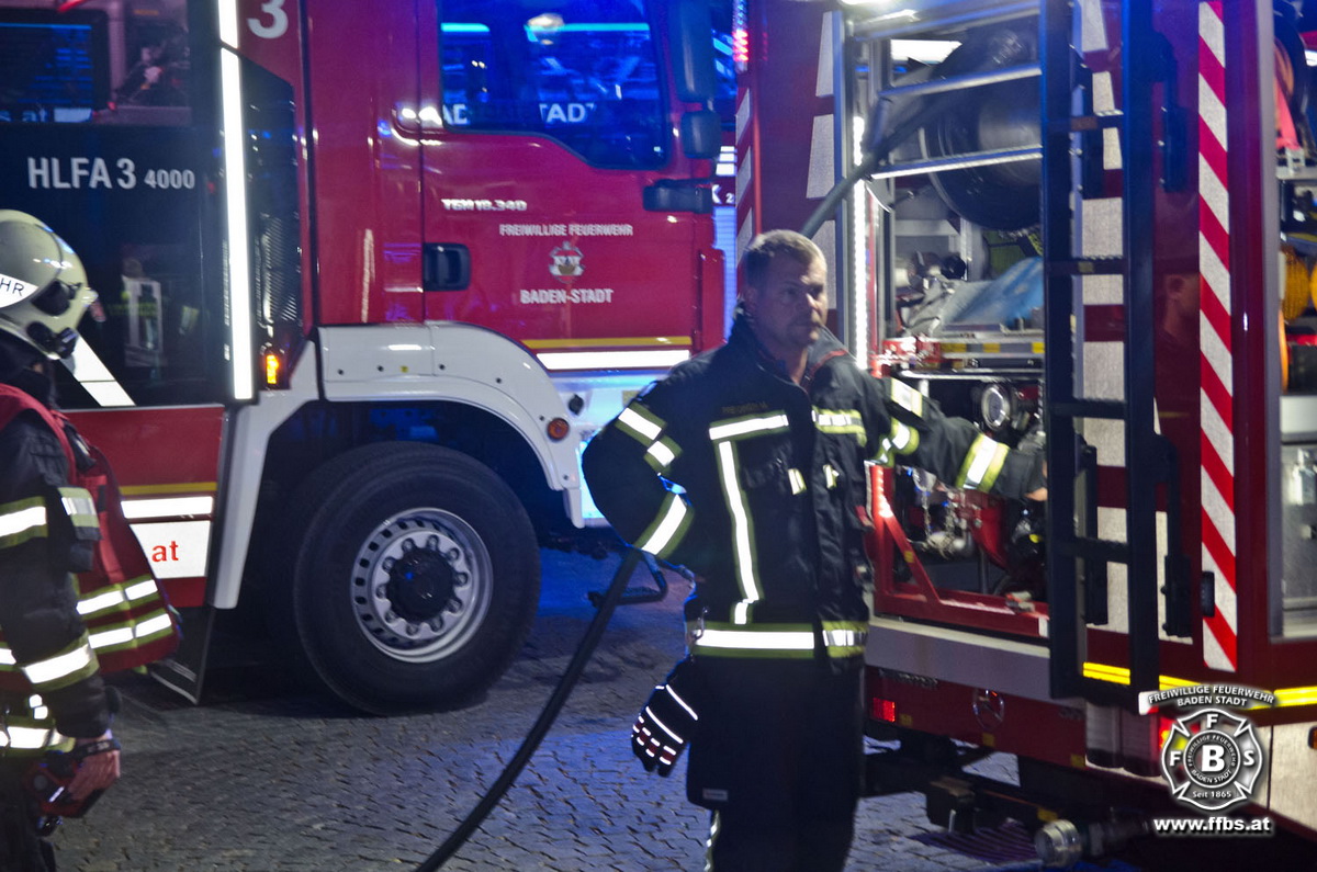 20190609 Brand Baden  Foto: Dominik Judt FF Baden-Stadt