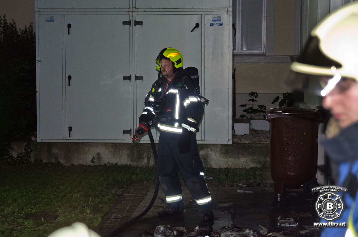 20190609 Brand Baden  Foto: Dominik Judt FF Baden-Stadt