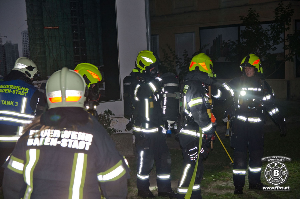 20190609 Brand Baden  Foto: Dominik Judt FF Baden-Stadt