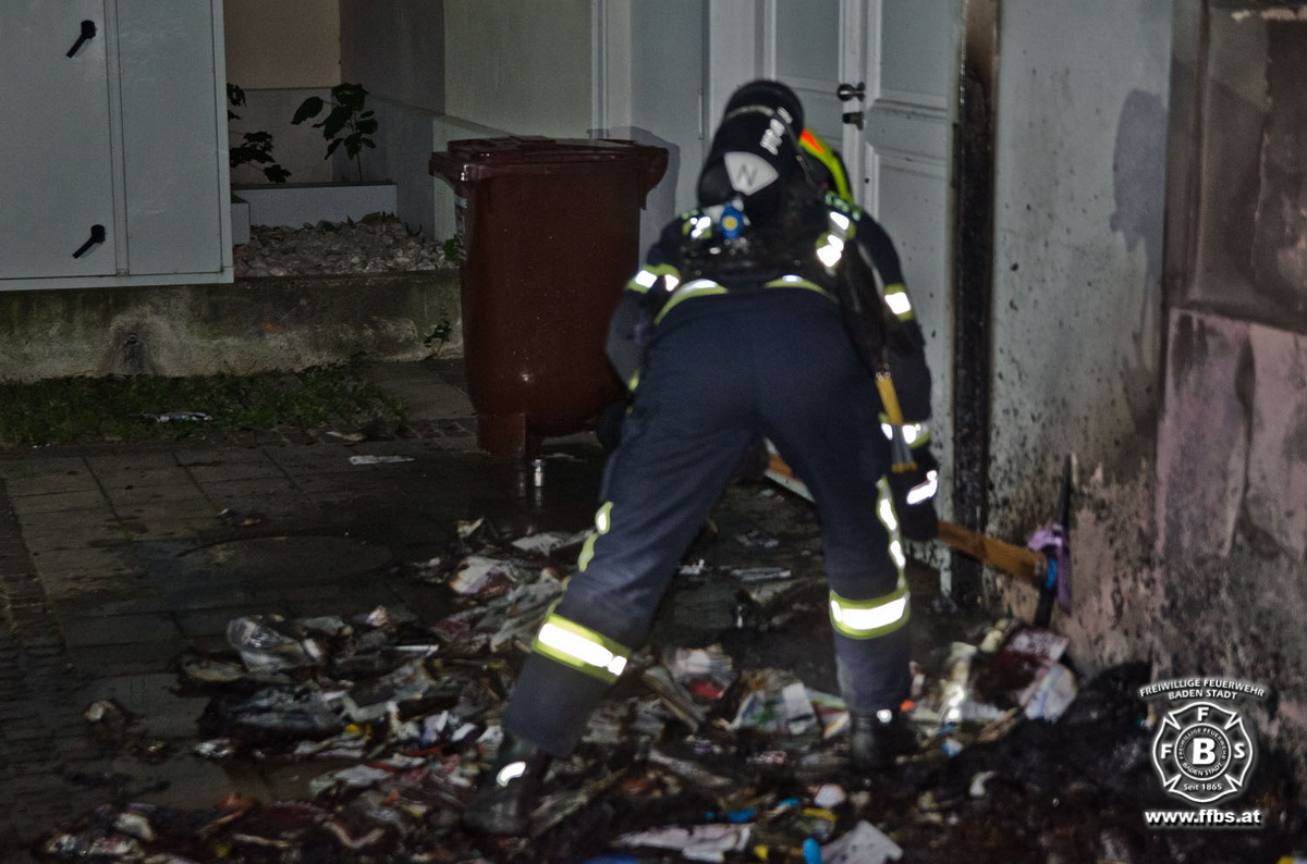 20190609 Brand Baden  Foto: Dominik Judt FF Baden-Stadt