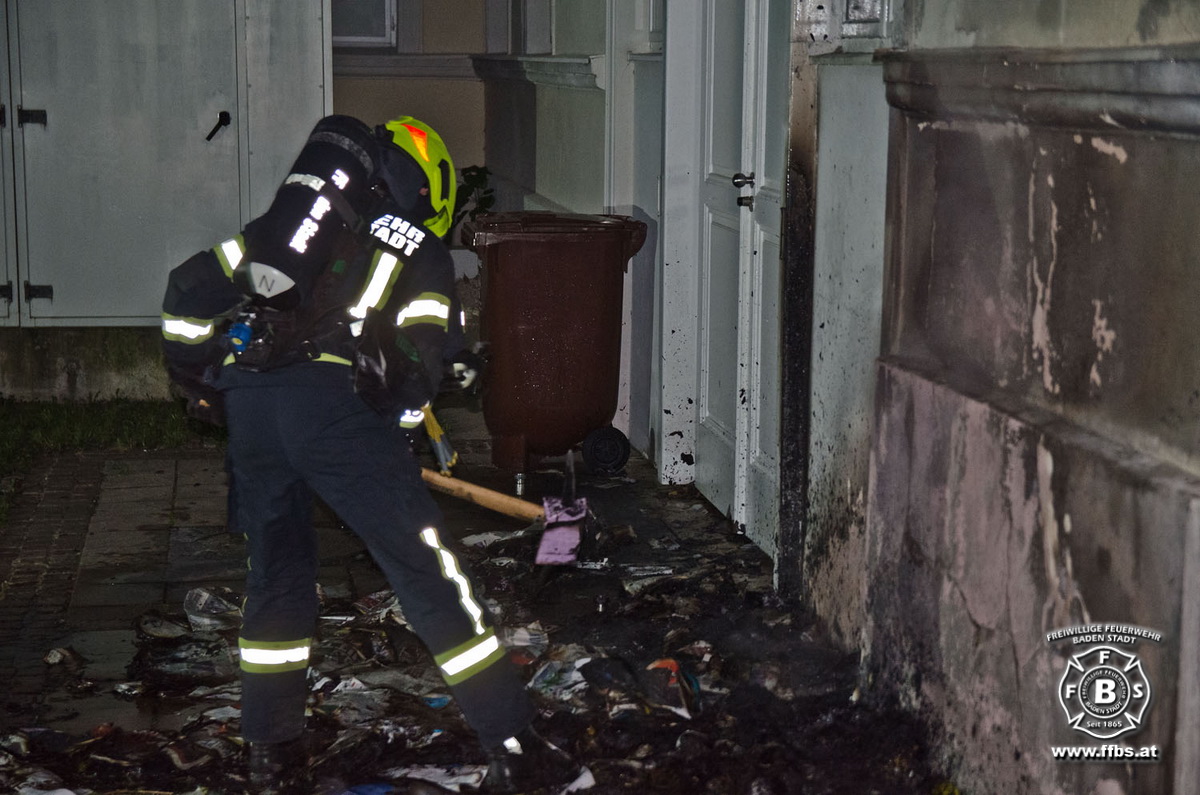 20190609 Brand Baden  Foto: Dominik Judt FF Baden-Stadt