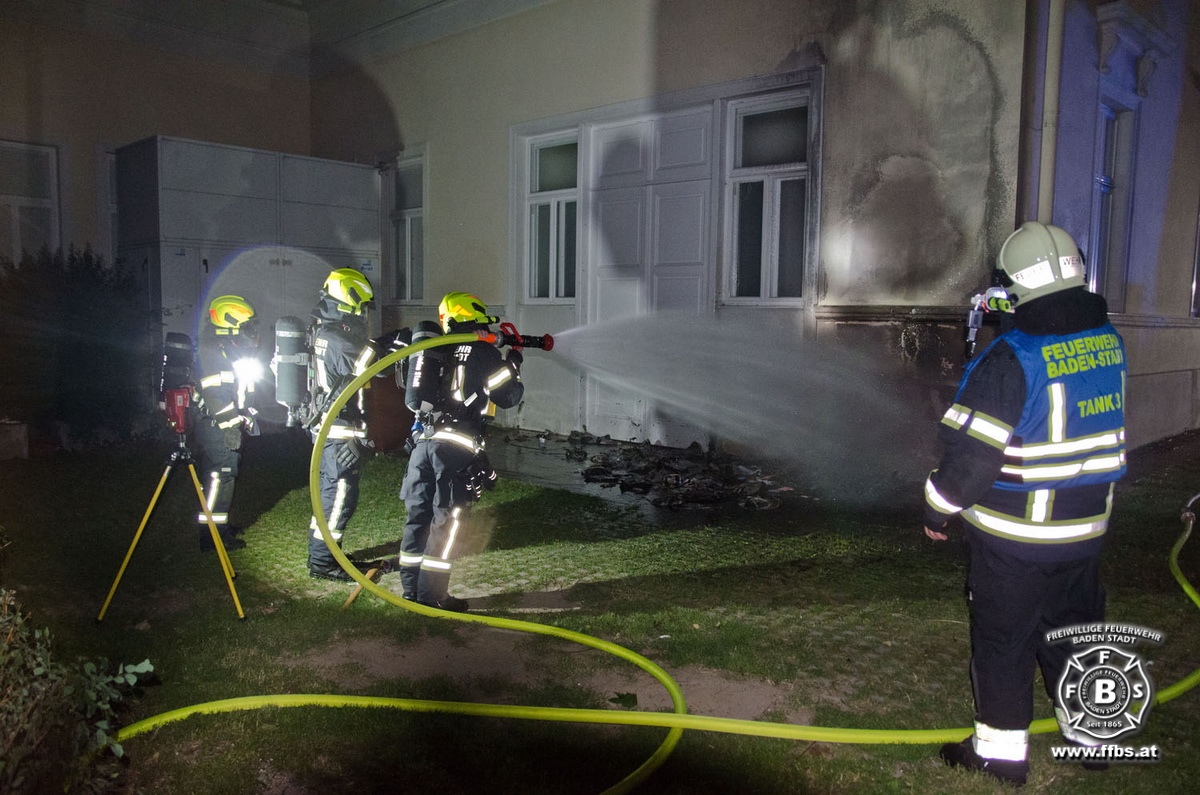 20190609 Brand Baden  Foto: Dominik Judt FF Baden-Stadt