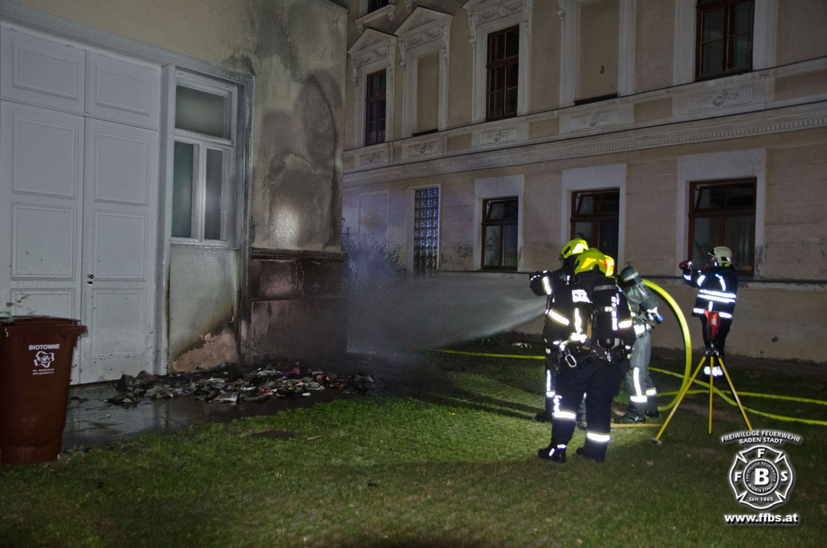 20190609 Brand Baden  Foto: Dominik Judt FF Baden-Stadt