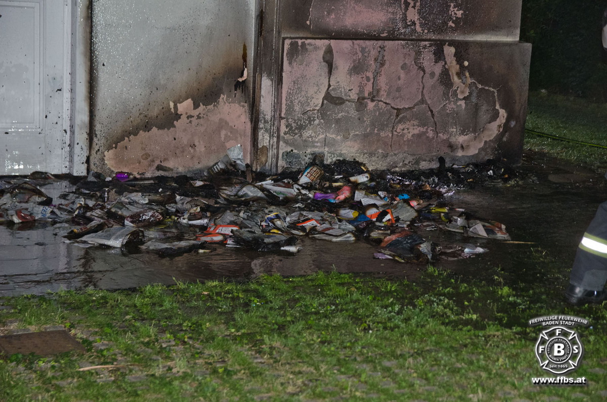 20190609 Brand Baden  Foto: Dominik Judt FF Baden-Stadt