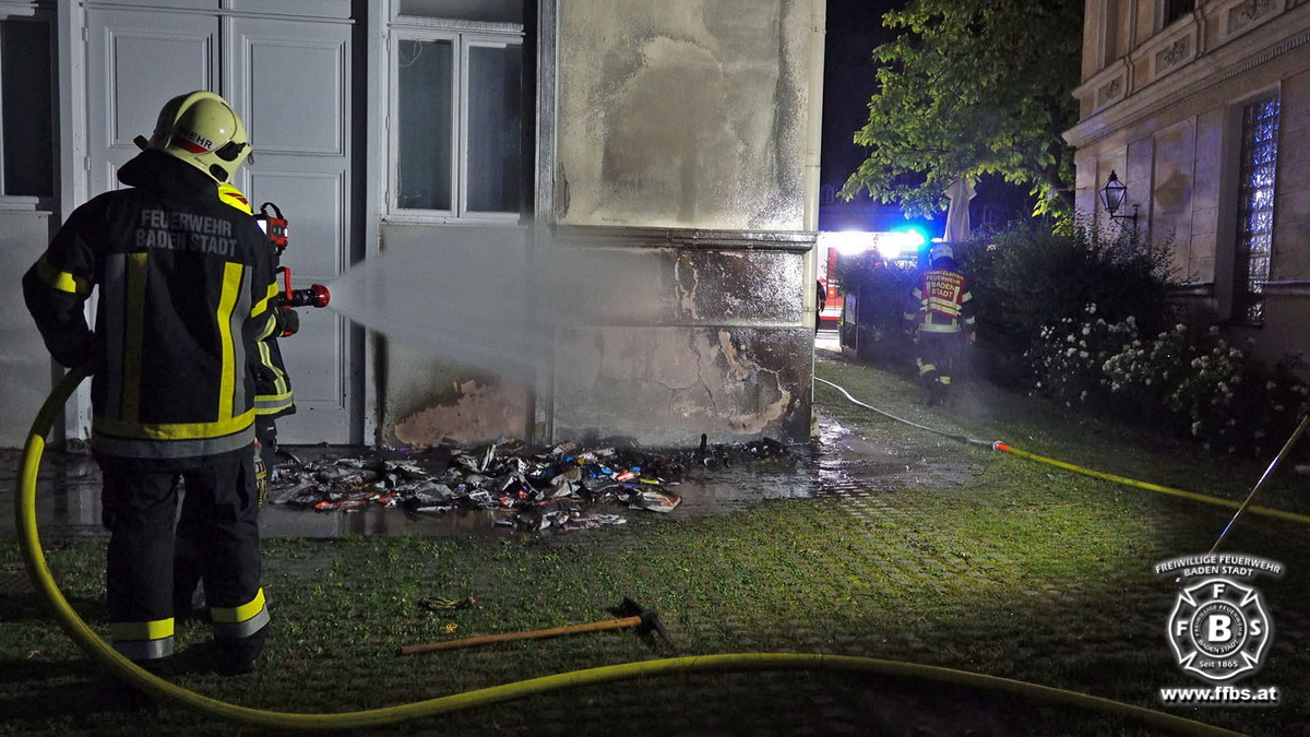 20190609 Brand Baden  Foto: Stefan Schneider FF Baden-Stadt