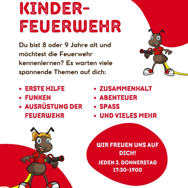 Große Action für kleine Heldinnen und Helden: Gründung der Kinderfeuerwehr Baden-Stadt!